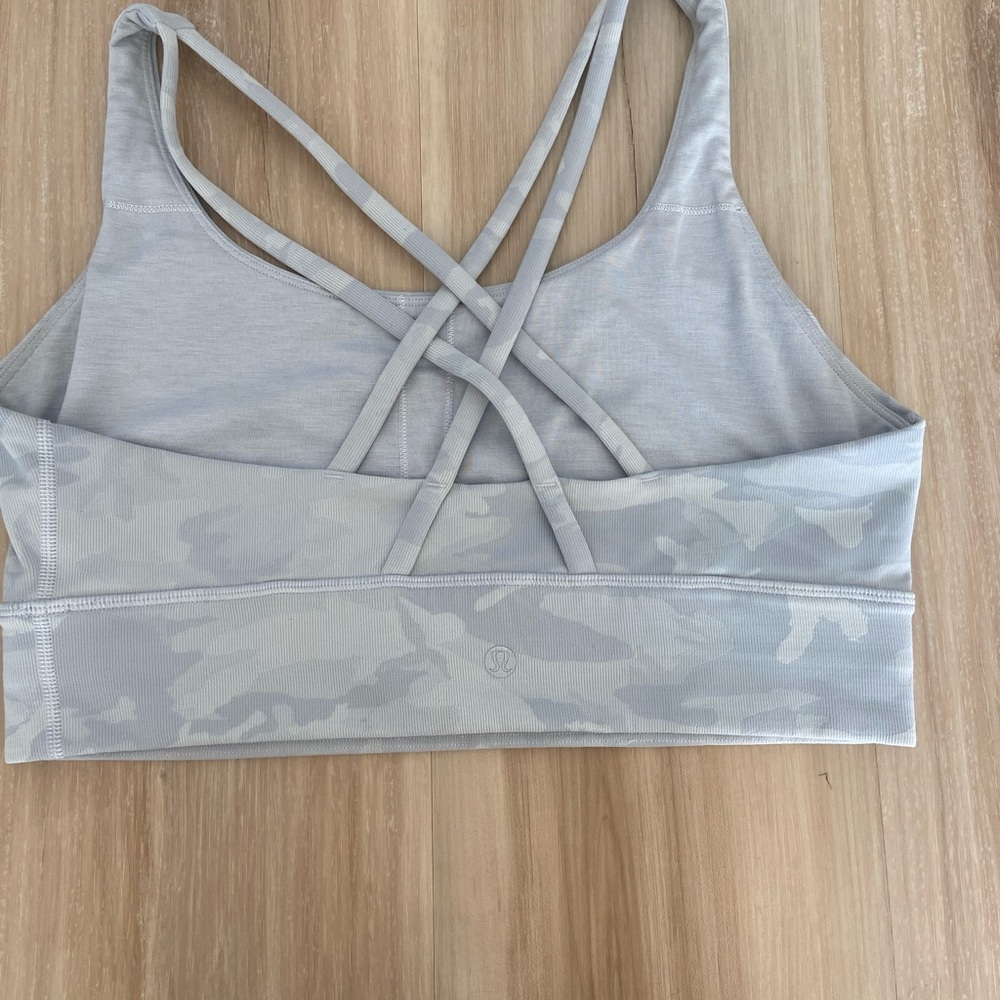 Lululemon Gray Camo Sports Bra - Picture 3 of 4